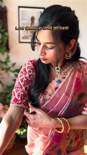 Love speaks in small gestures