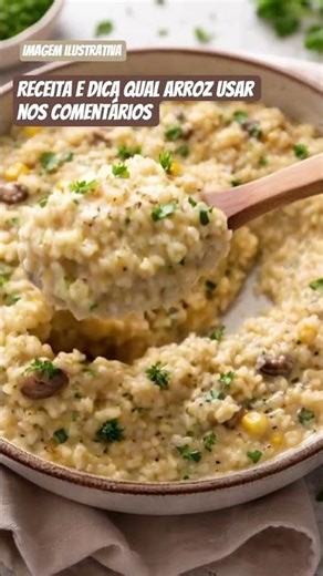 🔥Como fazer arroz cremoso fáci nos comentários tem receita completa🔥