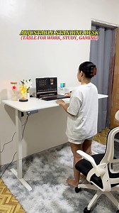 14K views · 45 reactions | Adjustable Standing Desk. Table for work, study and Gaming #gamingtable #liftingtable #standingdesk #table #electricdesk #adjustabletable | Team Shoppers | Facebook