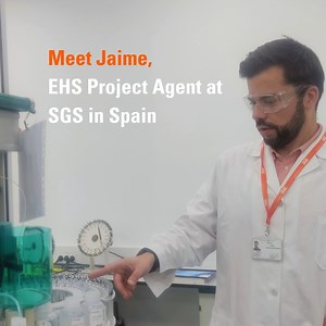 🌍 Learn more about Jaime and discover how he’s at the forefront of our Environment, Health, and Safety lab, ensuring that our products, services, and environments remain safe, sustainable, and compliant. #WeAreSGS #sustainability #EHS #TeamSpotlight | SGS