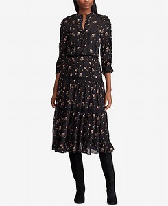 Polo Ralph Lauren Floral-Print Maxidress - Macy's