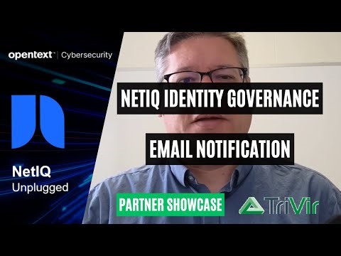 Email Notification | NetIQ Identity Governance