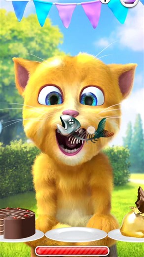 talking ginger gameplay 😂 funny cat video 📷 #talkingtomversion #cat #talkingtom