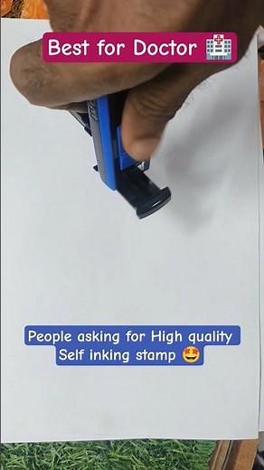 trodat pocket Printy 9512 best for Doctor stamp Self inking # #stampmaker #trodatpocketstamp