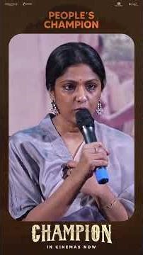 Producer Swapna Dutt Reveals On Casting Roshan in Champion | People's Champion Success Meet