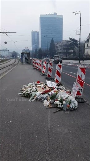 Sarajevo Tram Tragedy Scene
