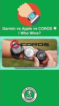 Garmin vs Apple vs COROS ⏱️ | Who Wins the Running Watch War?