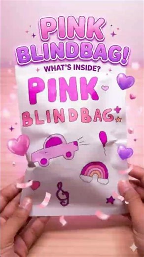 Pink Colour Blind Bag 🩷 Cute Pink Blind Bag #bluepanda #pinkblindbag #blindbag #blindbox #cute