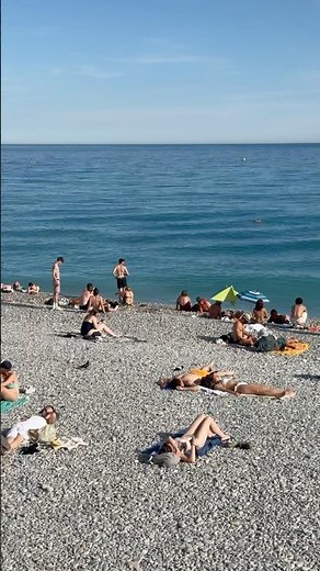 Nice France: Real Beach Stroll with Authentic Coastal Vibes
