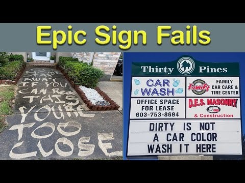 The Ultimate Collection of Epic Sign Fails Ever 📸 || Funny Banana