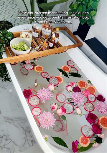 POV: you started manifesting like a queen the moment you brought the Manifestation Box from Ether and Alchemy into your daily rituals ✨ because this isn’t just self-care — it’s intentional energetic alignment. Every product is infused with the natural amplifiers of the earth — crystals, herbs, botanicals, and essential oils — each ingredient specifically chosen to support focus, clarity, and amplified manifestation energy. We combined powerful spiritual tools with everyday self-care so your bath