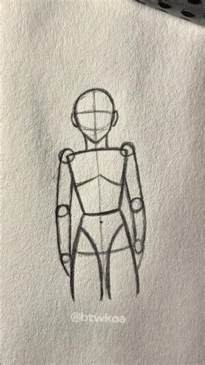 How to draw a body tutorial #tutorials #howtodraw #sketch #fypシ