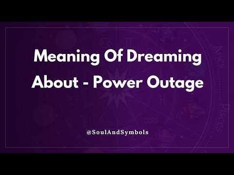 Power Outage Dream Meaning Explained 🔮
