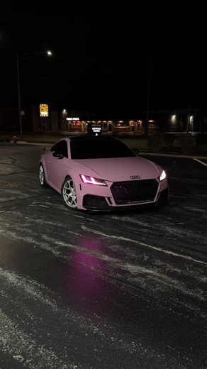 night night💤 . . . . . #pink #tt #rs #audi #creatorgrowthchallenge | audi car