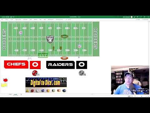 excel football game set up
