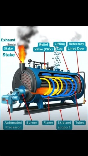 # working animation of boiler