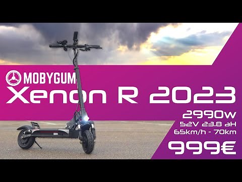 Mobygum Xenon R 2023 - 52V, 23ah près de 3000 watts avec un SAV Français pour moins de 1000€ !!!