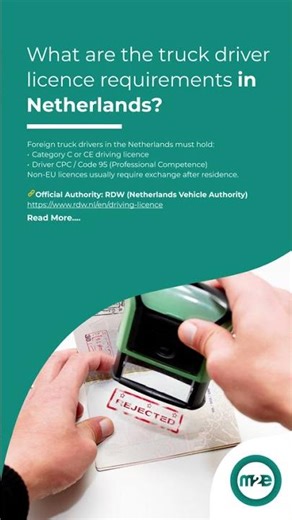 Netherlands Truckdriver Jobs Guide