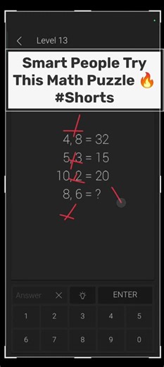 MATH RIDDLES LEVEL 13 #maths #educationalvideos #reasoningtricks #compitative