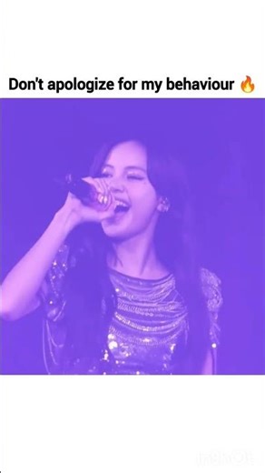 🔥 BLACKPINK Lisa Owns the Stage Singing “Don’t Apologize for My Behaviour” Live!