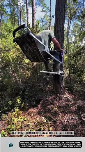 Lightweight climbing tree stand tool for safe hunting #tools