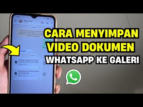 Cara Menyimpan Video Dokumen WhatsApp ke Galeri (100% Masuk Galeri)