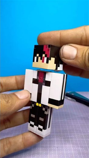 Papercraft Minecraft subscriber ‪@MRboss-8400‬ #shorts