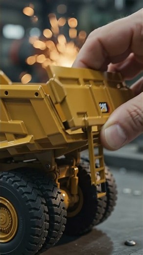 Miniature CAT 797F Mining Dump Truck Tool Roll Unboxing & ASMR Build #asmr #satisfying