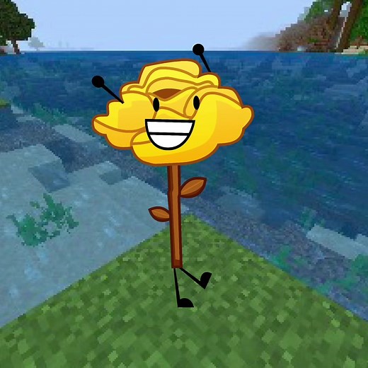 Golden Dandelion Animation in Minecraft