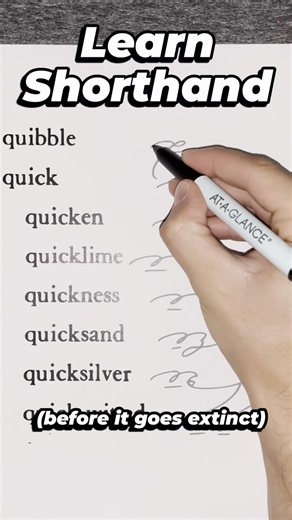 Learn shorthand before it goes extinct!