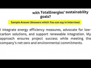 Total Energies Interview Questions & Answers | Ace Your Job Interview