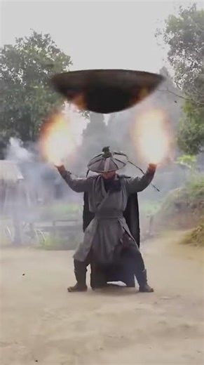 Kung Fu couple uses magical skills to cook delicious food #kungfu