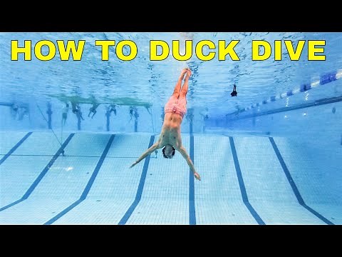 HOW TO DIVE DOWN UNDERWATER - DUCK DIVE
