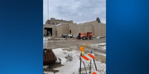 Walls are up at the new Osceola County Jail as work continues on the facility