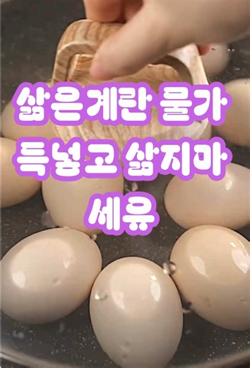 건강한 삶은 계란과 가지무침 레시피