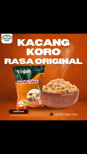 Kacang koro rasa original🔥 asin gurih lezat!!!🔥🔥 tentunya rahasia ada di TOGARI Bumbu Tabur🤗 #viral #tutorial #bumbutabur #fyp #snacks #TOGARI #reseptiktok #ssmi