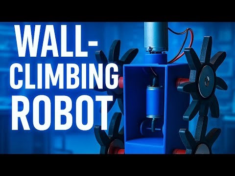 DIY Wall-Climbing Robot with Whegs | Magnetic RHex-Inspired Design