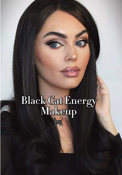 🐈‍⬛BLACK CAT ENERGY🐈‍⬛ A Makeup Tutorial🔪 Throwback to the “Animal Pretty” makeup series - which are you? Bunny, deer, fox… or black cat vibes? 🐇🦌🦊🐈‍⬛ Today’s mini tutorial is covering Cat Pretty…think high contrast, sharp features, sultry and sculpted. Megan Fox or Zoë Kravitz totally capture this aesthetic! Tag a friend who would rock this sultry look🖤 Main Products Used: @Victoria Beckham Beauty Victoria Beckham Beauty Smoky Eye Brick - Tuxedo @lilybyred.my Am9 to Pm9 Survival Penline