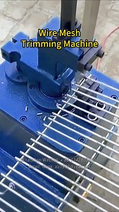 172K views · 625 reactions | Wire Mesh Trimming Machine #trimmingmachine #wire #Wiremesh #wireframe #wiremeshtrimming #MeshBasketTrimmingMachine #meshshelf | Welding Machine | Facebook