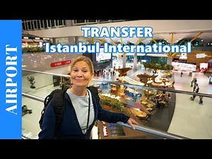 Transfer at Istanbul International Airport in Turkey 🇹🇷 Transit walk to a connection flight