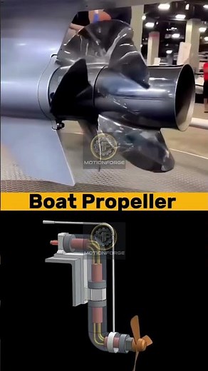 Boat Propeller – Mechanical Design#Engineering #Mechanical #HowItWorks #TechEducation #Mechanics