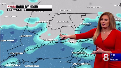 Very cold today, light snow possible late Thursday