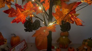 Watch lighted fall tree on Amazon Live