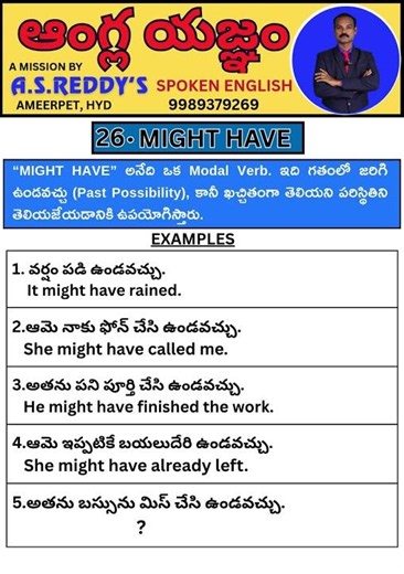 #asreddysspokenenglishinstitute #spokenenglish #anglayagnam #education #ameerpet #mighthave #learn