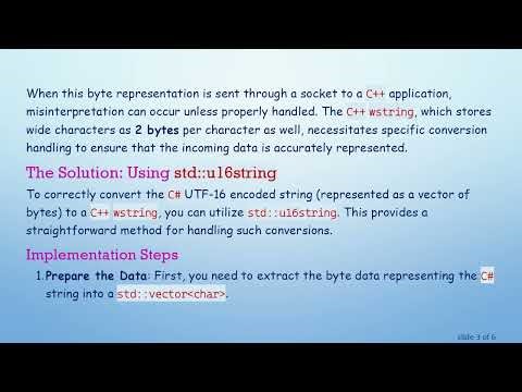 Converting a C# String to a C+ + wstring: Handling Unicode with Ease