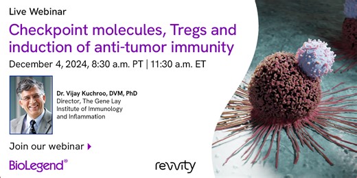 Checkpoint molecules, Tregs and induction of anti-tumor immunity
