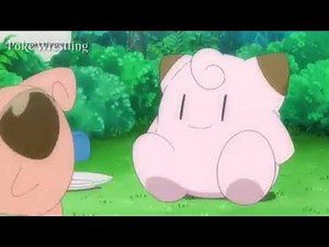 Lillie and Clefable Reunite Lillie vs Clefable Pokemon sun and moon episode 53