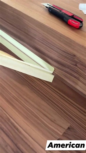 Cladding two steps with 2 layer parquet in American walnut and Manufacture and install stair edges. #How #howto #home #HomeDecor #decor #design #flooring #floors #work #working #cabin #cabincrew #house #designer #realestate #realtor #virals #trend #trendingreels #building #logcabin #diy #dreamhome #ideas #parquet | Johny Since