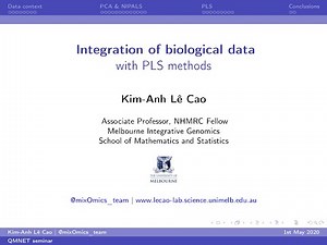 PLS methods in mixOmics: PCA and PLS