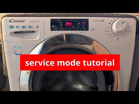 candy smartpro - service mode tutorial